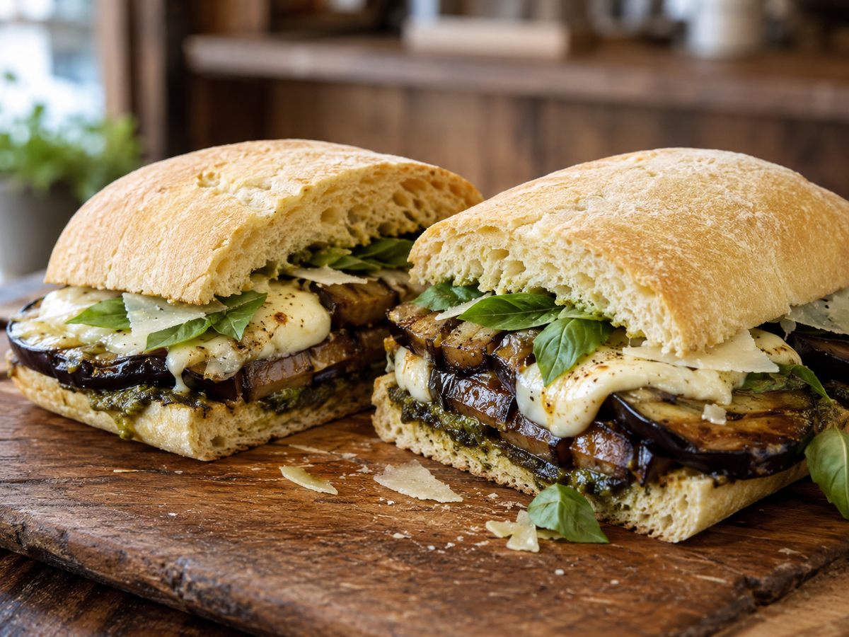 Ciabatta Parmigiana Recipe For Singapore Cafe, Hotel, And Restaurant Service