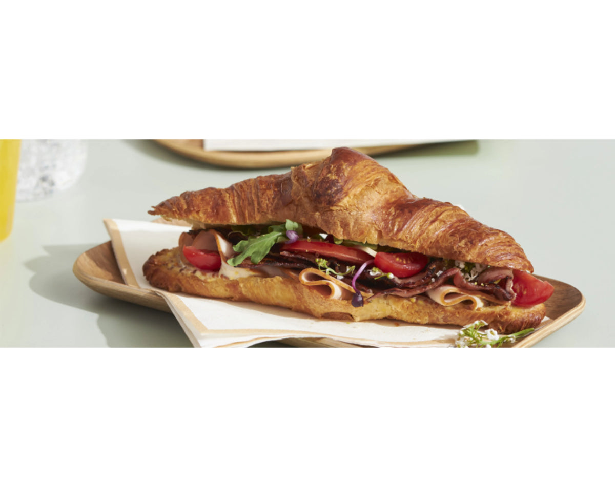 Turkey and vegetable croissant recipe for leftover turkey