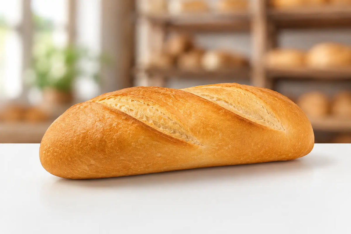 A Délifrance Baguette Sandwich freshly baked with a crisp golden crust, ready for Singapore café sandwich service.
