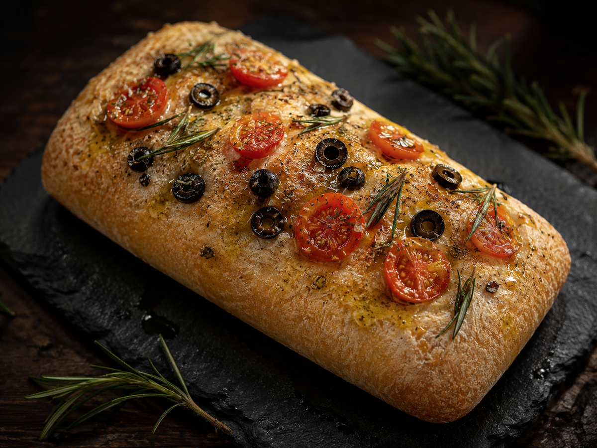 Ciabatta romana base styled for the dinner bakery consumption moment in Singapore kitchens.