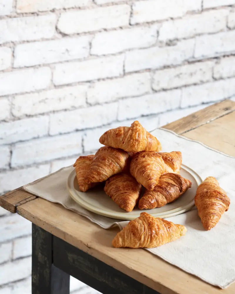 Mini croissants showcasing portion sized bakery trends