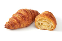 Croissant Singapore – Délifrance Le Passionné French butter croissant with one whole and one cut open showing soft flaky layers