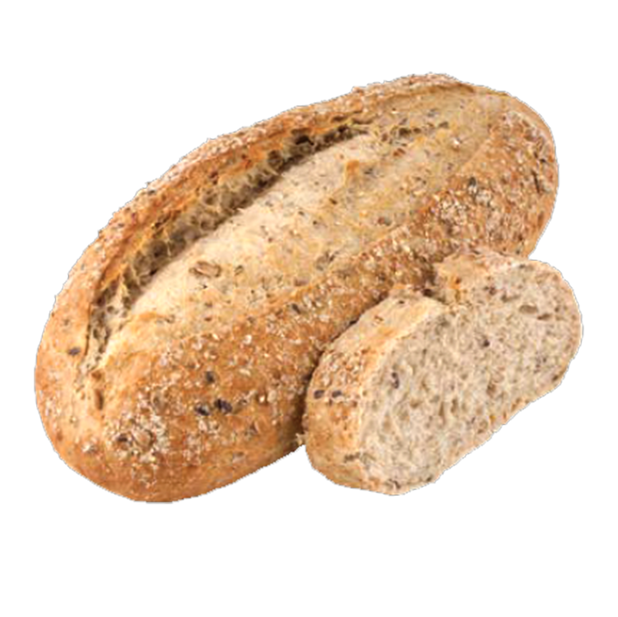 Délifrance Multigrain Bread 350g — artisan part-baked loaf with grains and seeds, rustic crust, and soft wholesome crumb.