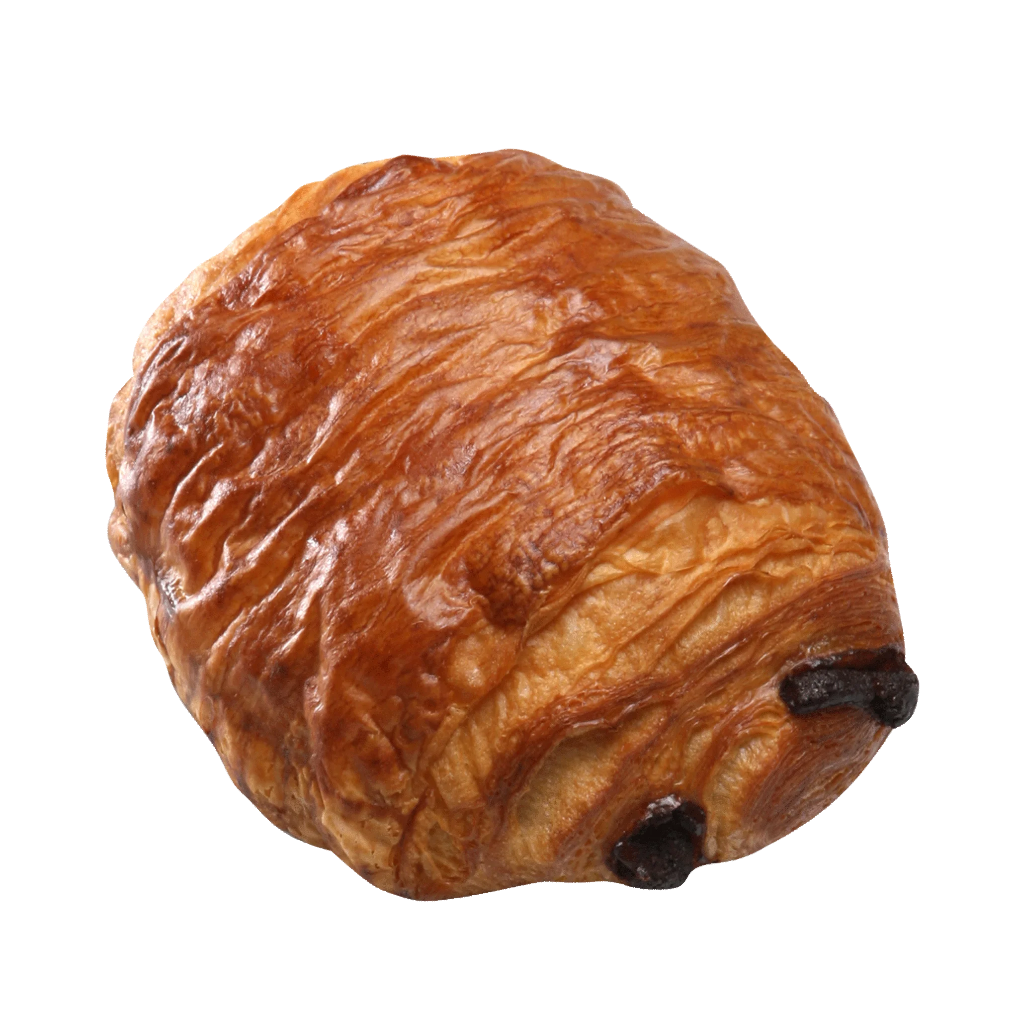Pain au chocolat Singapore with flaky golden layers and rich chocolate filling, authentic French butter croissant