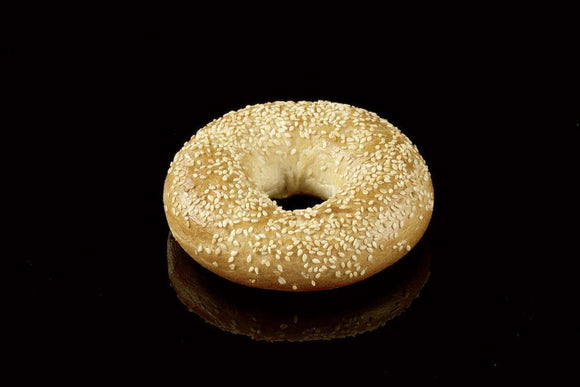 Bagel with topping Sesame seeds