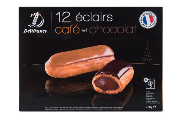 Retail Pack 12 Coffee and Chocolate Eclairs